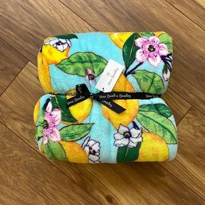 Vera Bradley Lemon Grove Throw Blanket NWT